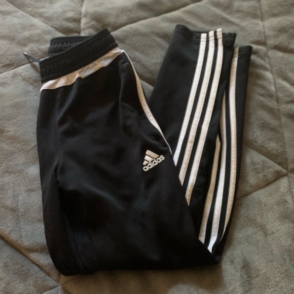 adidas Pants - adida basic black medium joggers